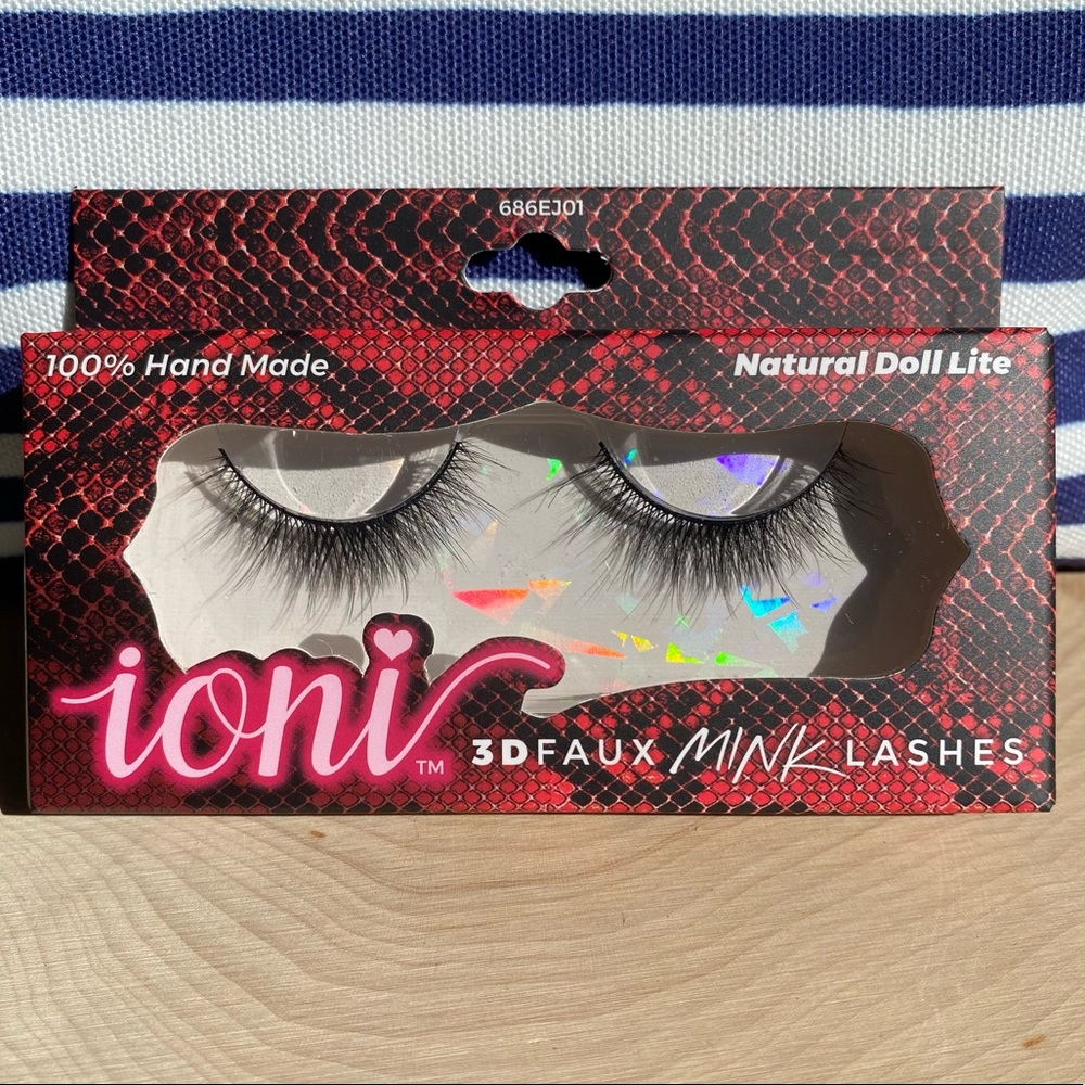 🔥5/$25🔥Ioni Cosmetics 3D Faux Mink Lashes - Natural Doll Lite